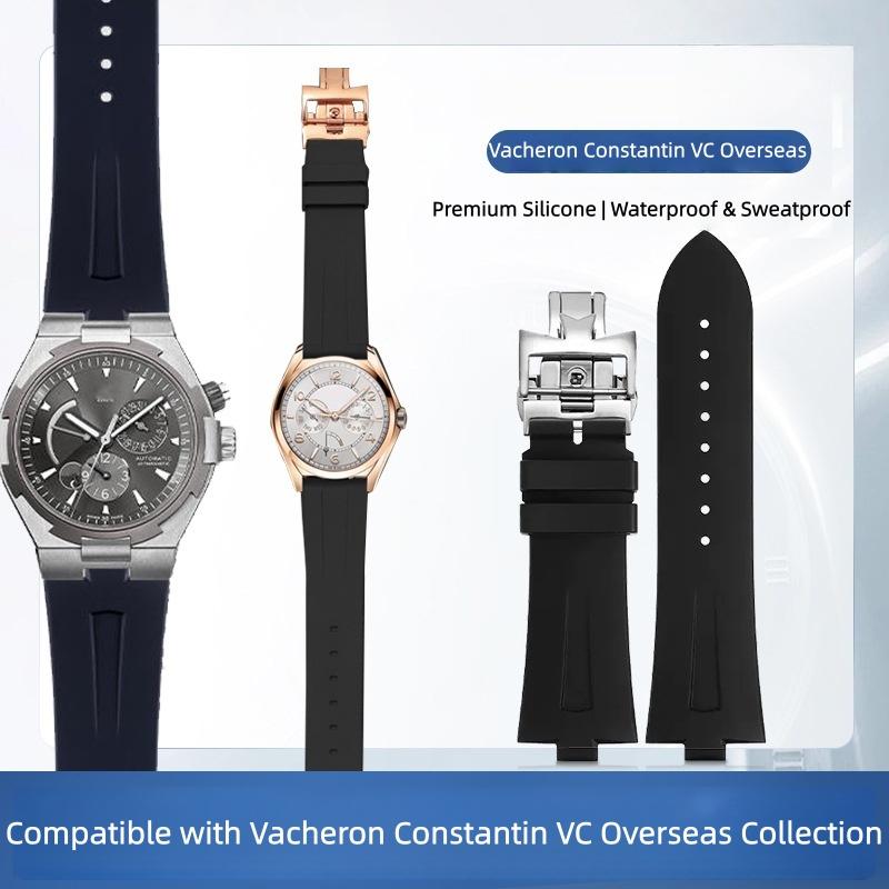 Luxury Watch Vacheron Constantin - Silicone Rubber Watch Band For Vacheron