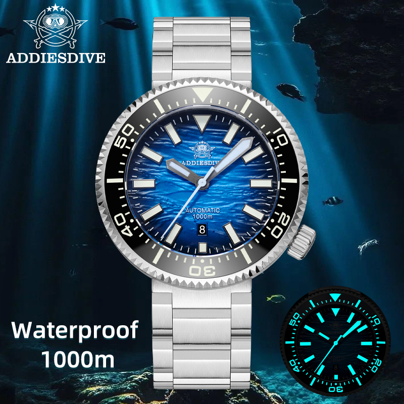 Automatic Pilot Watch - ADDIESDIVE New Men's Automatic Dive Watch