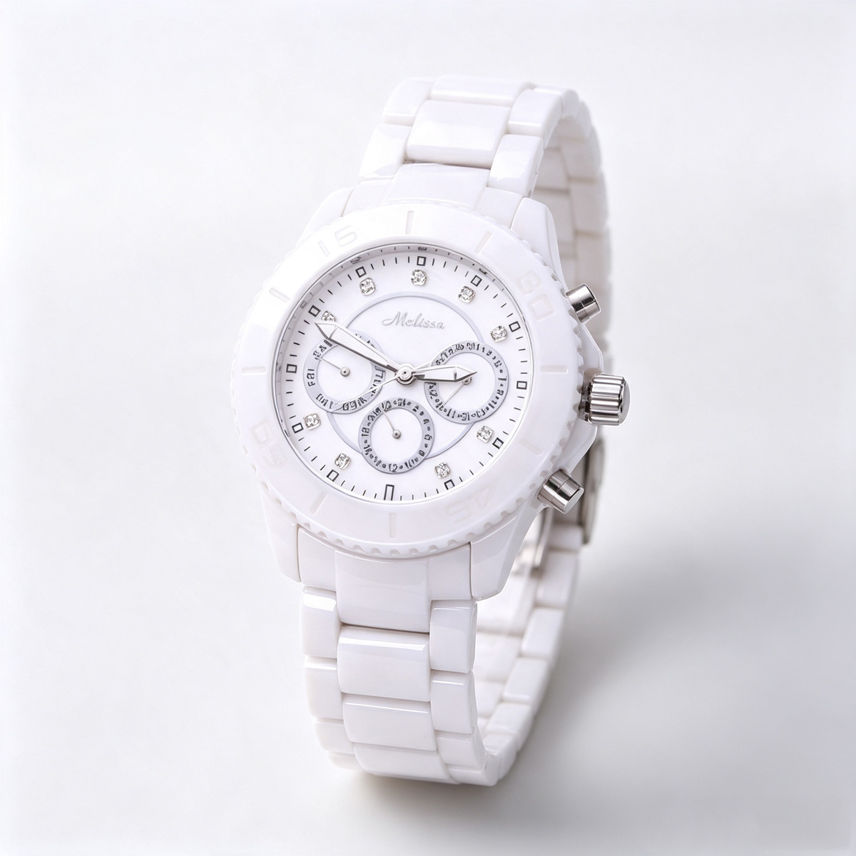 Luxury Watch Sale - SALE!!! Discount Melissa Ceramic Crystal Rotating