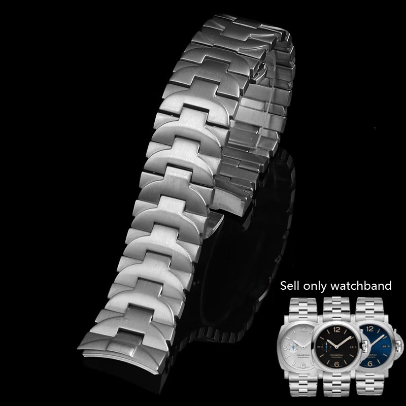 Luxury Watch Panerai - 22mm 24mm Stainless Steel Bracelet Solid
