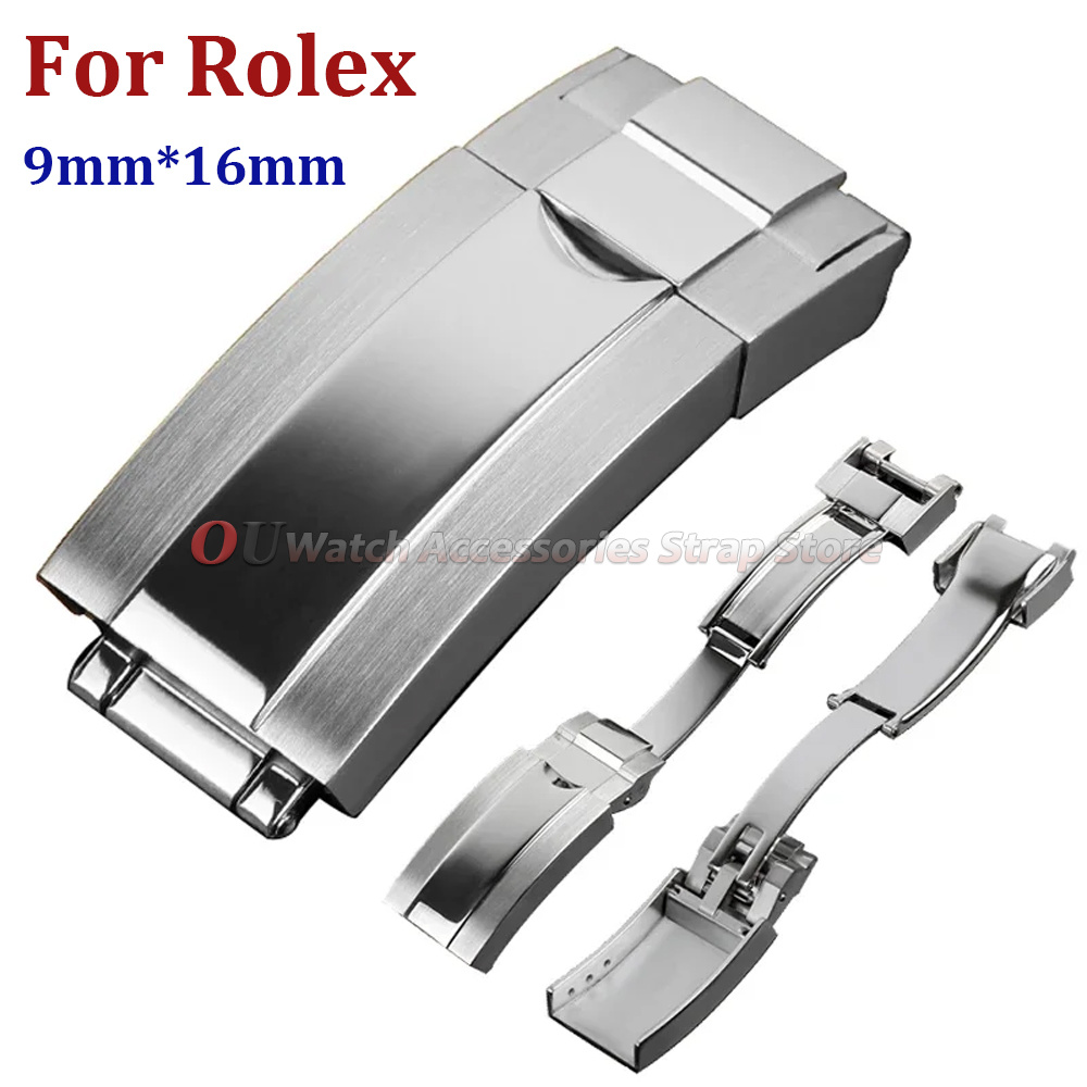 Luxury Watch News - 9mmx16mm Stainless Steel Deployment Clasp for
