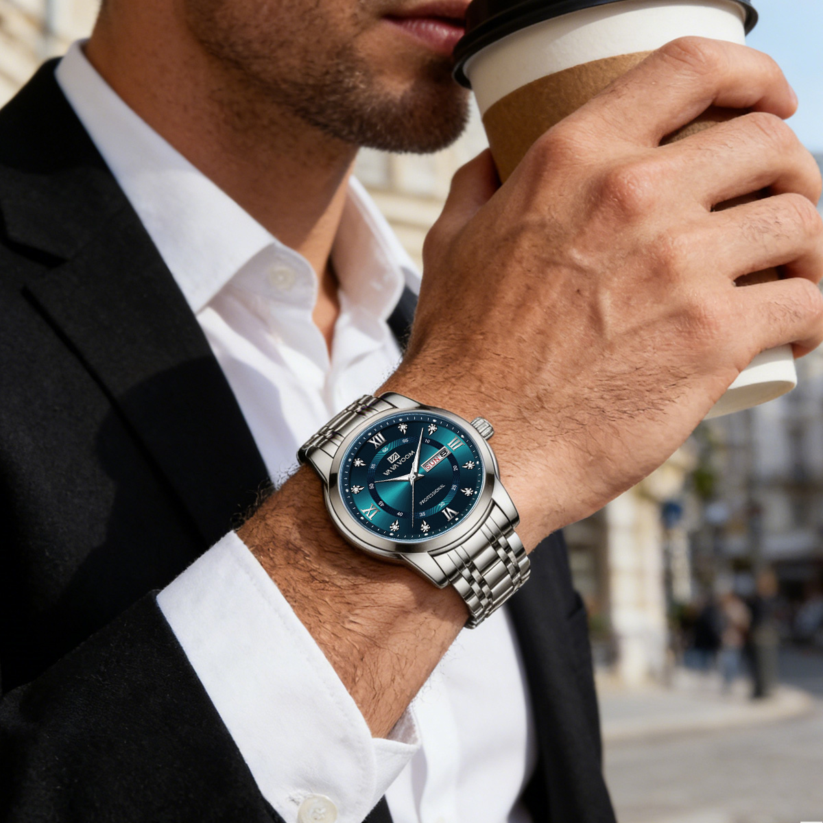 Luxury Rhinestone Gold Ring St - Luxury Watch With Green Dial recension och pris