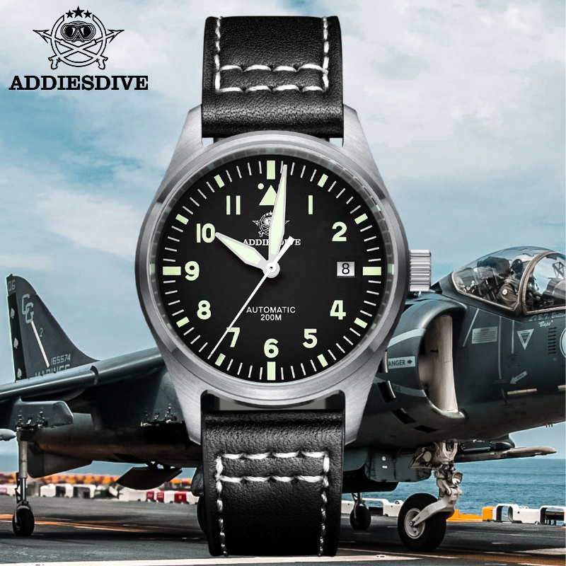 ADDIESDIVE Men's Automatic Mec - Automatic Pilot Watch recension och pris