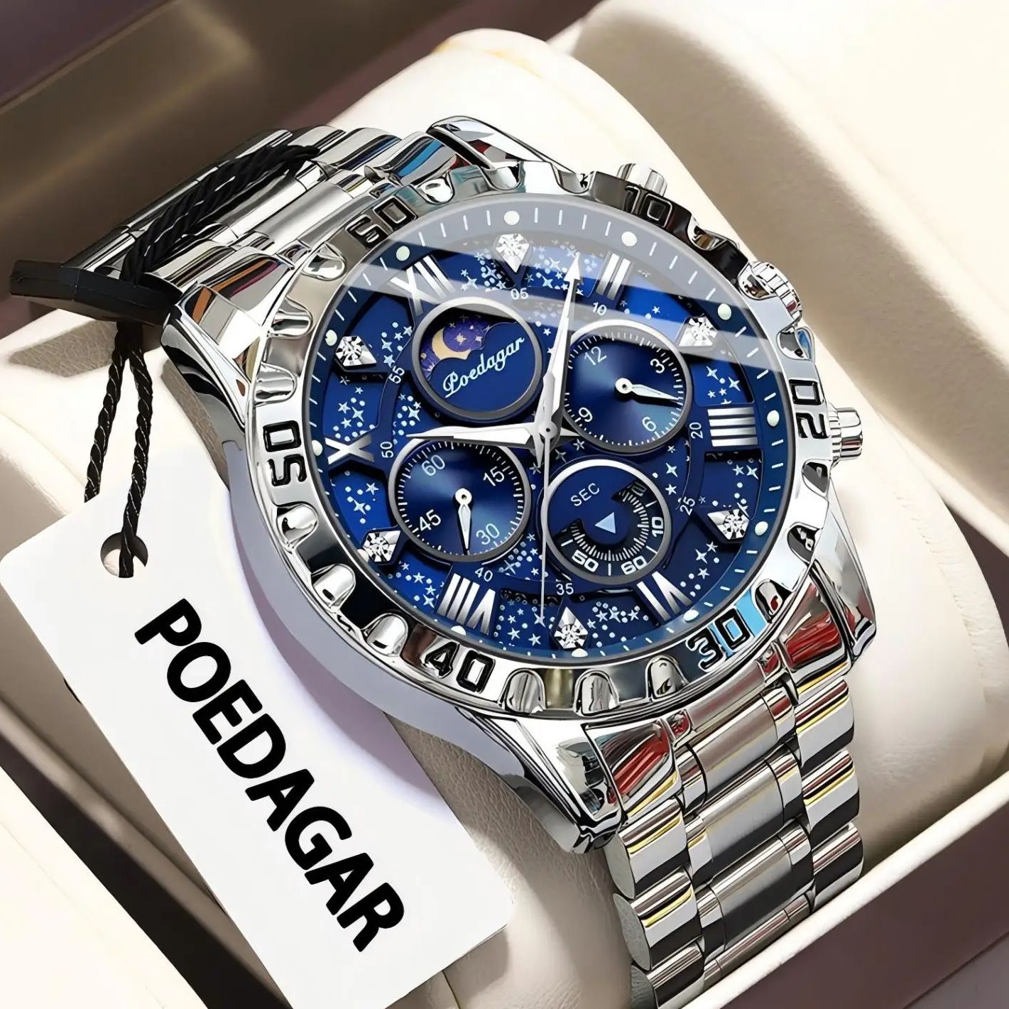 POEDAGAR Luxury Fashion Man Wa - Luxury Watch Zone recension och pris