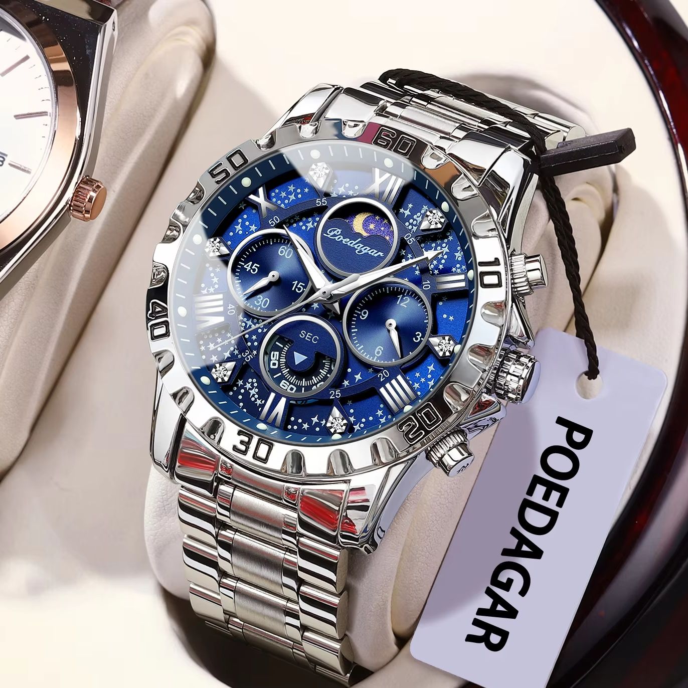 POEDAGAR Luxury Fashion Man Wa - Luxury Watch Zone recension och pris