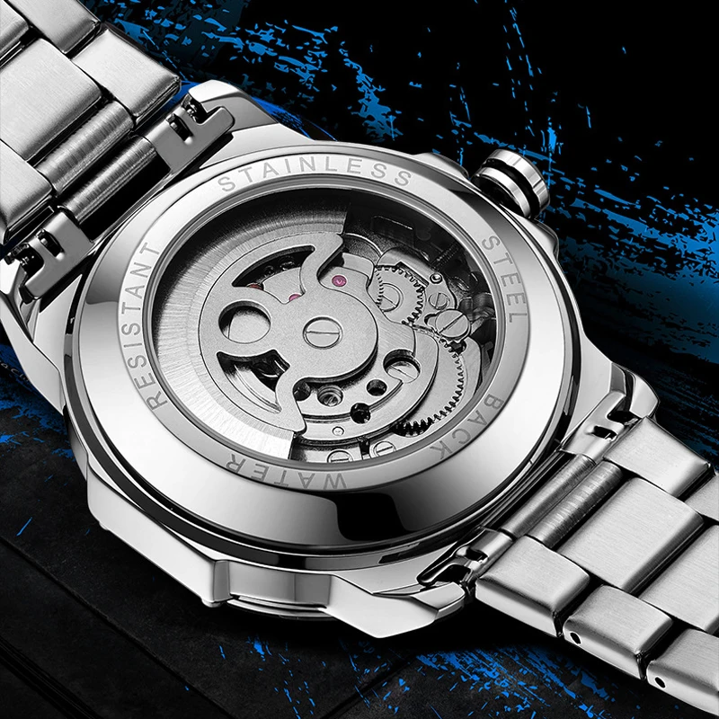 ABORNI 9039 Unique Design Skel - Automatic Pilot Watch recension och pris