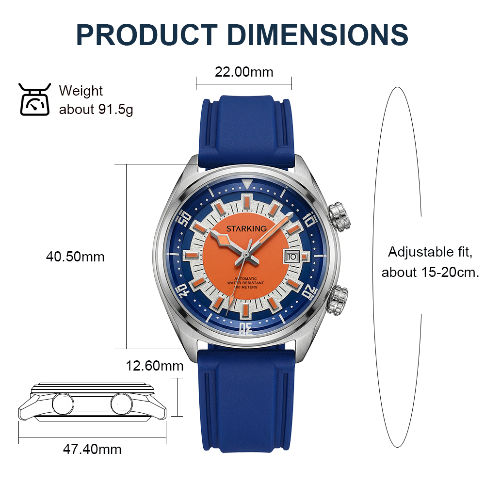 STARKING 8215 Men's Automatic  - Automatic Pilot Watch recension och pris