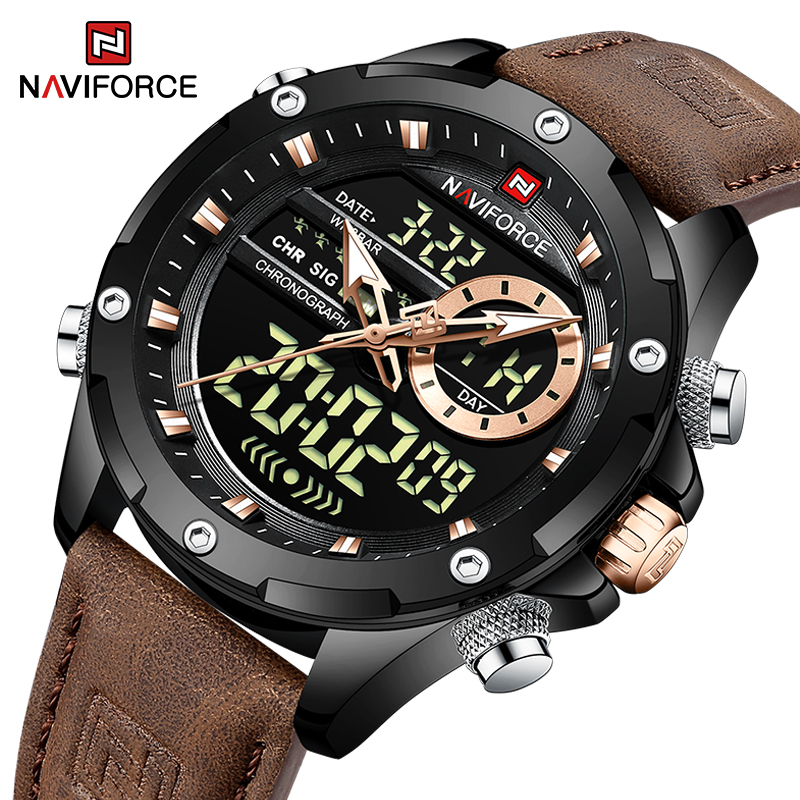 New NAVIFORCE Men Watches Quar - Luxury Watch Zone recension och pris