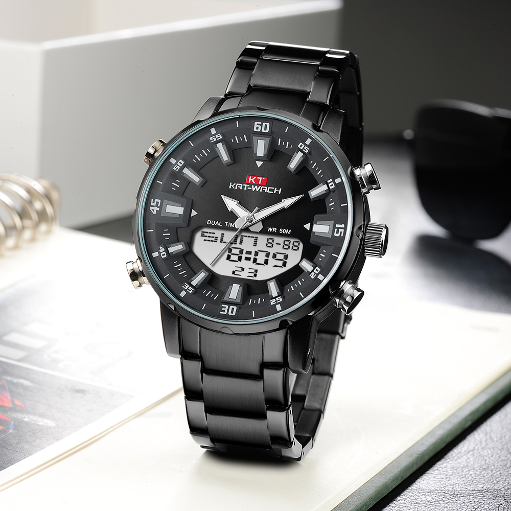 KAT-WACH Luxury Men's Quartz D - Luxury Watch Zone recension och pris