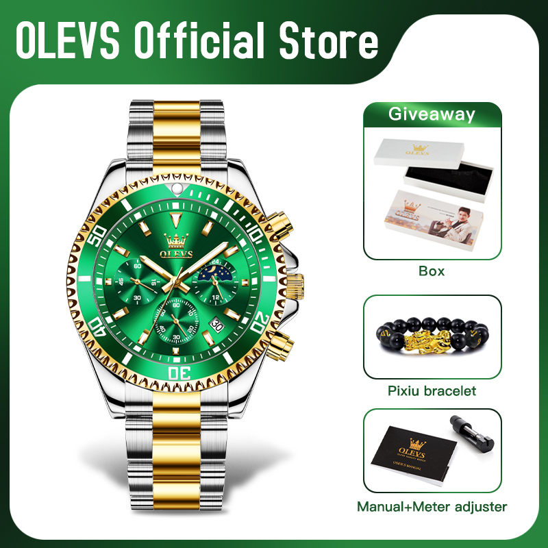 OLEVS 2870 Men's Watch Top Bra - Luxury Watch Magazine recension och pris