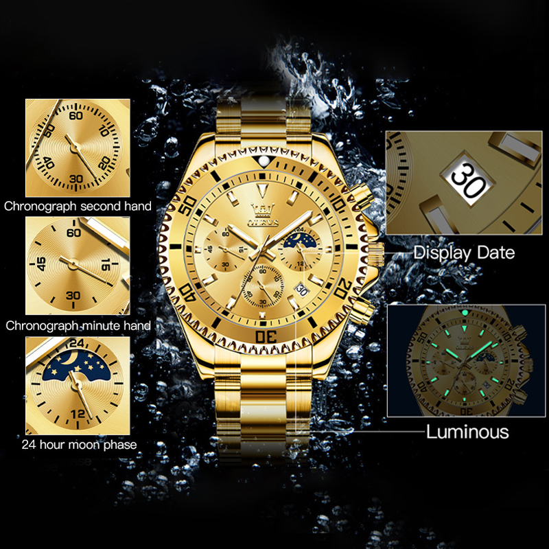 OLEVS 2870 Men's Watch Top Bra - Luxury Watch Magazine recension och pris