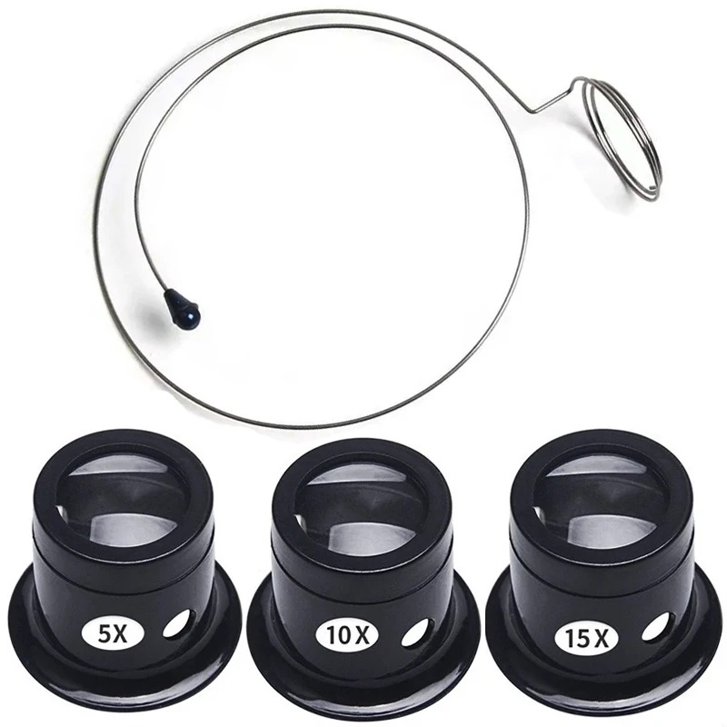 4Pcs Watch Magnifier Tool Eye  - Luxury Watch Cleaning Kit recension och pris