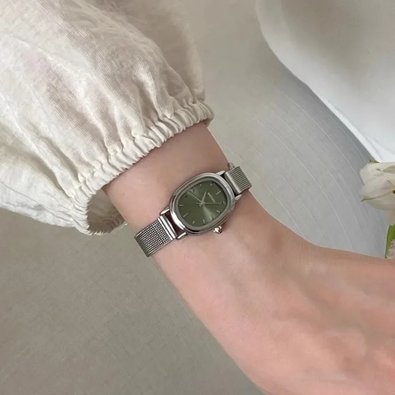 Small Oval Dial Green Watch Si - Luxury Watch With Green Dial recension och pris