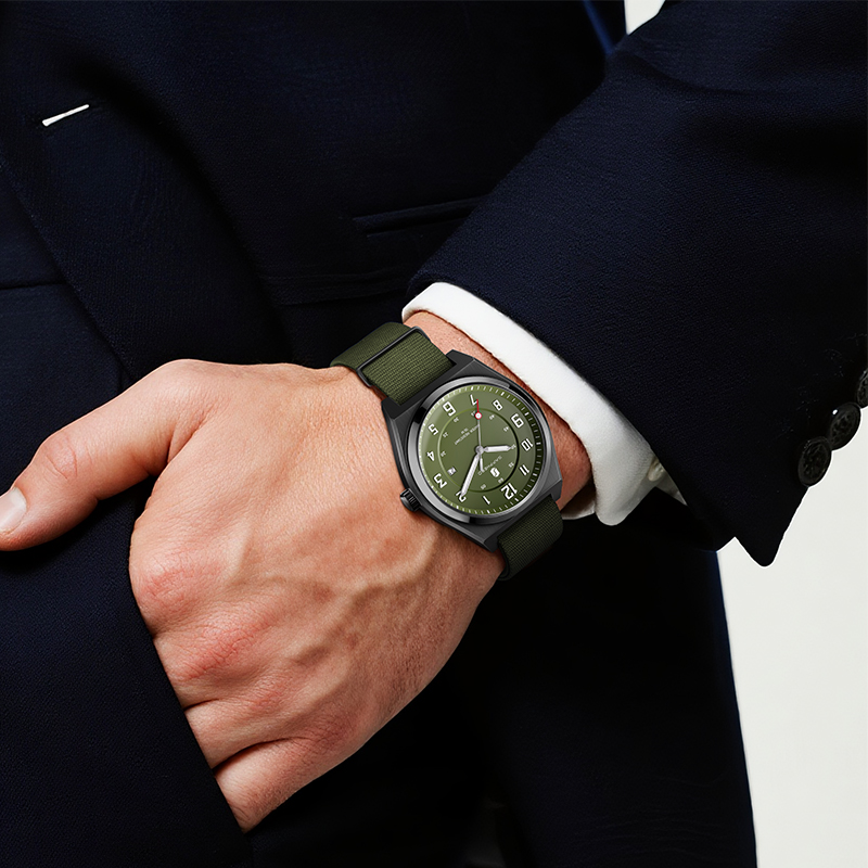 SAPPHERO Men's Sports Quartz W - Luxury Watch With Green Dial recension och pris