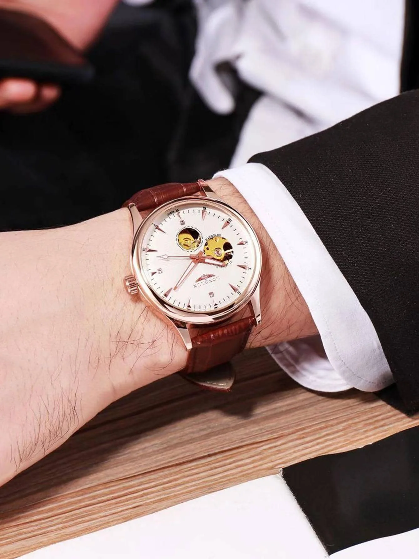 LONGLUX Automatic Watch Elegan - Automatic Pilot Watch recension och pris