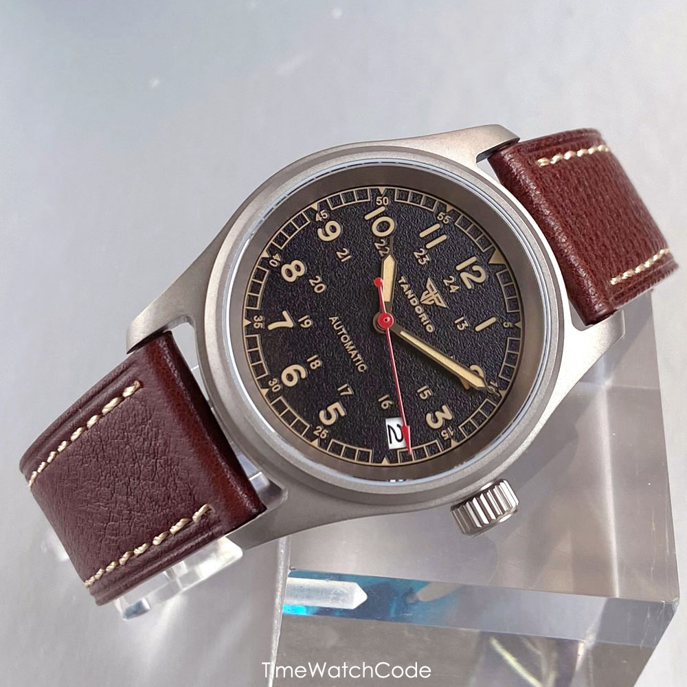 Customized Watch Titanium NH35 - Automatic Pilot Watch recension och pris